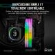 Kit 32Go CORSAIR VENGEANCE RGB - DDR5 - KIT - 32 GO: 2 X 16 GO - DIMM 288 BROCHES - 6200 MHZ / PC5-49600