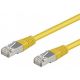 Cable réseau 3m ethernet RJ45 Cat 6Gigabit, Jaune - GOOBAY 2012645