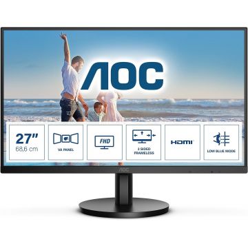 Moniteur 27" AOC 27B3HM 4ms VA 75Hz VGA/HDMI