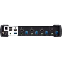 Commutateur KVMP™ HDMI 4K 4 ports USB 3.0 avec mode de mélangeur audio