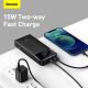 Powerbank Baseus Bipow - 20000mAh 15W (Noir) - PPBD050101