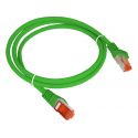 Câble réseau 25cm ethernet RJ45 F/UTP Cat6 Gigabit - vert - A-LANTEC KKS6ZIE0.25