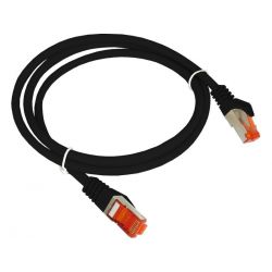 Câble réseau 50cm ethernet RJ45 F/UTP Cat6 Gigabit - ALANTEC - Noir
