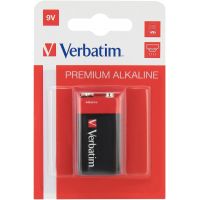 Pile 9V Alcaline Verbatim Premium R9 (6LR61) - 49924