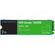 SSD 2To WD Green SN350 NVMe M.2 2280 PCIe Gen3 8Gb/s - WDS200T3G0C