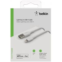 Câble Lightning Belkin BOOST CHARGE - 1 mètre - PVC - blanc - CAB003BT1MWH