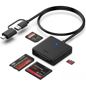 Lecteur de Carte mémoire, BENFEI 4 in 1 USB USB-C