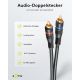 Câble Audio 2 RCA femelle - 2 RCA mâle, 10m - 50434