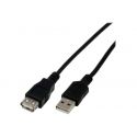 Rallonge USB 2.0 en 1m série A - MCL MC922AMF-1M/N