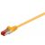 Cable réseau 3m ethernet RJ45 Cat 6 S/FTP (PiMF) Gigabit, Jaune - GOOBAY 68302