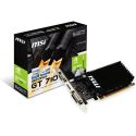 MSI nVidia Geforce GT710 2Go DDR3, GT 710 2GD3H LP - VGA/DVI/HDMI