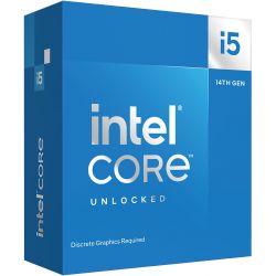 CPU Intel Core i5 14600KF, 3.5Ghz, 24Mo, 14Core, LGA1700, Box - BX8071514600KF