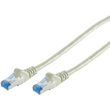 Câble réseau 15m ethernet RJ45 S/FTP Cat 6A S/FTP, blanc - S-IMPULS 75725-W