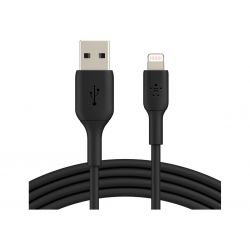 Câble Lightning USB-A 1M, noir - BELKIN CAA001BT1MBK