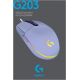 Souris LOGITECH G203 LIGHTSYNC Gaming Mouse, lilas - 910-00585
