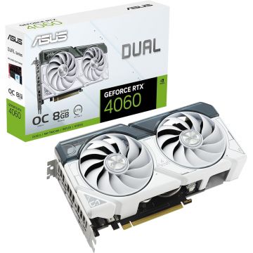 ASUS DUAL GeForce RTX4060 OC White 8Go GDDR6