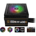 Alimentation ATX Gamdias Kratos M1-600B RGB - 600W - 80+ bronze - 16210-01000-10000-G