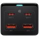 Chargeur USB secteur Baseus GaN3 Pro Desktop 2x ports USB-A + 2x ports USB-C 100W - PSZM000401