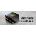 Alimentation Gamdias Kratos E1-600 RGB - 600W - 80+ - 16210-01401-10000-G