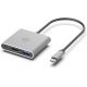 Adaptateur 3 en 1 : USB-C HDMI USB USB-C - Mobility Lab MAC8010 Argent