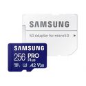 MicroSD HC 256Go SAMSUNG PRO Plus UHS-I U3 Full HD 4K UHD 180/130MB/s - MB-MD256SA/EU