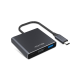 Advance Xpand Smart vers HDMI + 1xUSB Type C et 1x USB Type A - HUB-C3IN1
