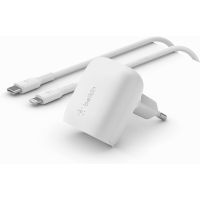 Belkin BOOST CHARGE Chargeur 24W, avec câble lightning - WCA006VF1MWH-B5