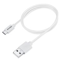 Axxbiz CableBiz-C001 Câble USB-C vers USB-A 1m licon - noir ou blanc