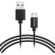 Axxbiz CableBiz-C001 Câble USB-C vers USB-A 1m licon - noir ou blanc