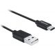 Axxbiz CableBiz-C001 Câble USB-C vers USB-A 1m licon - noir ou blanc