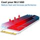 Dissipateur thermique pour SSD M.2 2280 Akasa - A-M2HS01-BK