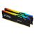 DIMM 16Go DDR5 6000MHz - KINGSTON FURY - Kit 2x 8Go - CL40 - KF560C36BBEAK2-16