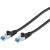 Cable réseau 2m ethernet RJ45 Cat6A S/FTP, Noir - S-IMPULS 75712-S