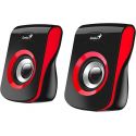 Enceintes GENIUS SP-Q180 RED - 6W RMS - 31730026401