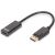 DIGITUS: Adaptateur DisplayPort vers HDMI femelle - AK-340400-001-S