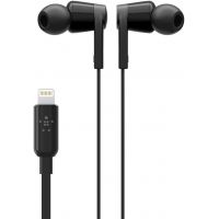 Oreillettes BELKIN Écouteurs pour iPhone Lightning Noir - G3H0001btBLK