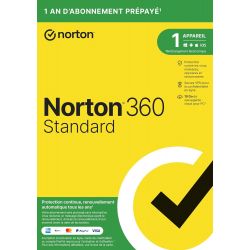 Norton 360 Standard - abonnement 1 an 1 PC - ESD