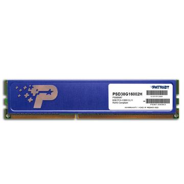 DIMM 8Go DDR3 1600Mhz PATRIOT - CL11 - PSD38G16002H