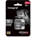 Carte microSD 64Go INTEGRAL - Class 10 jusqu'à 90Mb/s - INMSDX64G10-90U1