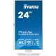 Moniteur 24 "Iiyama ProLite XUB2492HSU-W6, IPS, 0.4ms, HDMI/DP/USB - blanc