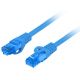 Câble réseau 15m ethernet RJ45 cat.6A S/FTP CCALSOH 500MHz, Bleu - PCF6A-10CC-1500-B