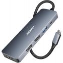 Hub USB-C 3 en 1 - HDMI / 3x USB / 1x USB-C