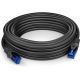 Cable réseau 30m ethernet RJ45 UTP Cat 6, Noir