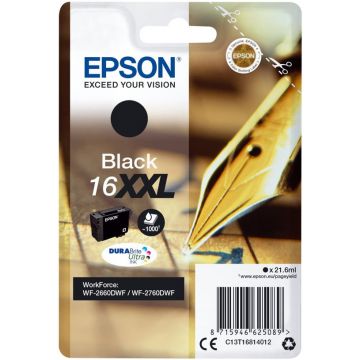 Cartouche EPSON 16XXL, très haute capacité, 1000 pages - 21.6ml