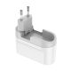 Chargeur mural avec lumière Budi 326DE, 2xUSB-C, 40W