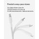 Belkin BOOST CHARGE - Câble USB - 24 pins USB-C (M) pour 24 pins USB-C (M) tressé - 1 m - blanc - CAB004BT1MWH