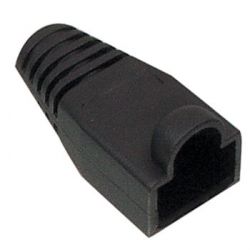 Manchon pour câble RJ45 ethernet, noir