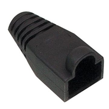 Manchon pour câble RJ45 ethernet, noir