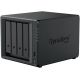 Serveur NAS Synology DS423+, pour 4 DD 2"1/2-3"1/2 SATA, Lan Gigabit
