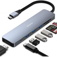 Hub USB-C BENFEI - 3 USB - USB-C - Lecteur de cartes SD - HDMI